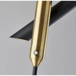 LED Vega Torchiere Black/Brass (Includes LED Light Bulb) - Adesso 14 LED Vega Torchiere Black/Brass (Includes LED Light Bulb) - Adesso -Home Decoration GUEST d39dbc3d 6b54 4c92 9493 4be59189a644