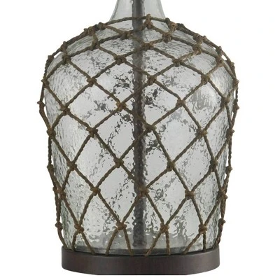 30" Cayos Rope Glass Table Lamp Clear - StyleCraft 4 30" Cayos Rope Glass Table Lamp Clear - StyleCraft - Image 2