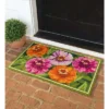 Plow & Hearth Indoor/Outdoor Zinnia Hooked Polypropylene Accent Rug -Home Decoration GUEST d533b6a9 c48c 4678 9fff d03111b027e4