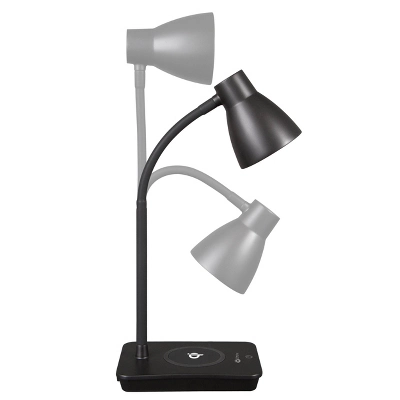 Wellness Series Infuse Table Lamp With Wireless Charging (Includes LED Light Bulb) Black - OttLite 3 Wellness Series Infuse Table Lamp With Wireless Charging (Includes LED Light Bulb) Black - OttLite