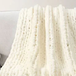 40"x50" Hygge Soft Cozy Chunky Knitted Throw Blanket - Lush Décor 13 40"x50" Hygge Soft Cozy Chunky Knitted Throw Blanket - Lush Décor -Home Decoration GUEST d5ca85fe c68e 485a ace3 3e489bc830af