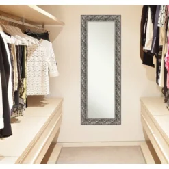 20" X 54" Non-Beveled Silver Luxor Wood On The Door Mirror - Amanti Art 15 20" X 54" Non-Beveled Silver Luxor Wood On The Door Mirror - Amanti Art -Home Decoration GUEST d7493b59 ef79 4139 a379 4776a066be8b