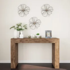 Hastings Home Metallic Wire Layered Flower Hanging Accent Art - Silver/Gold 11 Hastings Home Metallic Wire Layered Flower Hanging Accent Art - Silver/Gold -Home Decoration GUEST d883f9c5 061a 4dbc ac8a bf67d3183375