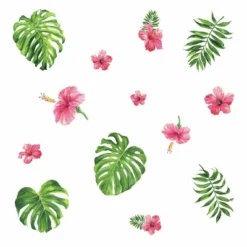 Tropical Hibiscus Flower Peel And Stick Wall Decal - RoomMates -Home Decoration GUEST da0a0679 d06f 405f 9620 f1aa7ee26ba9