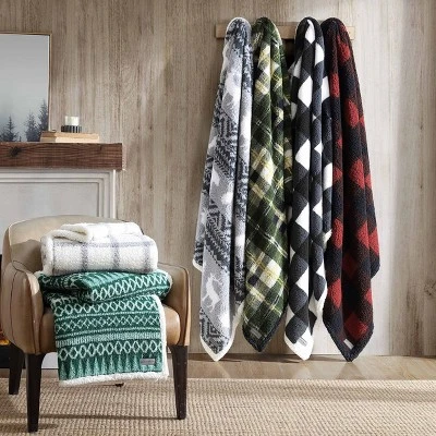 50"x60" Bunkhouse Plaid Reversible Throw Blanket - Eddie Bauer 9 50"x60" Bunkhouse Plaid Reversible Throw Blanket - Eddie Bauer - Image 8