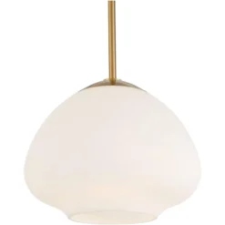 Possini Euro Design Orilla Brass Mini Pendant Light 11 3/4" Wide Mid Century Modern White Opal Glass Shade For Dining Room House Foyer Kitchen Island 9 Possini Euro Design Orilla Brass Mini Pendant Light 11 3/4" Wide Mid Century Modern White Opal Glass Shade For Dining Room House Foyer Kitchen Island -Home Decoration GUEST dec01b0b de37 4466 ad3b 30e2c22b8b3d