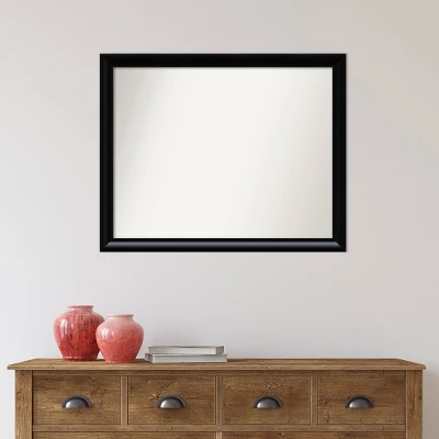 31" X 25" Non-Beveled Steinway Black Scoop Wood Wall Mirror - Amanti Art 9 31" X 25" Non-Beveled Steinway Black Scoop Wood Wall Mirror - Amanti Art - Image 7