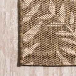 Nevis Palm Frond Indoor/Outdoor Area Rug - JONATHAN Y -Home Decoration GUEST e068f3a8 8066 47f1 96c4 3fe066b92a38