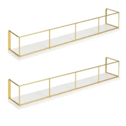 24" X 4" 2pc Decorative Wall Shelf - Kate & Laurel All Things Home 10 24" X 4" 2pc Decorative Wall Shelf - Kate & Laurel All Things Home -Home Decoration GUEST e0795bb2 7bce 492e b33c 0988a82eeca9