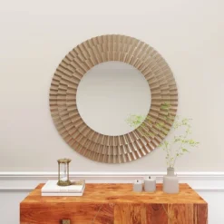 Wood Starburst Wall Mirror Silver - Olivia & May 23 Wood Starburst Wall Mirror Silver - Olivia & May -Home Decoration GUEST e088c9c5 6a23 4c85 b825 c26e5fea6bb5