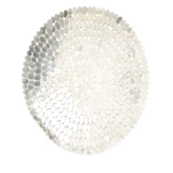 Glam Stainless Steel Ornamental Wall Decor Silver - Olivia & May -Home Decoration GUEST e0e5516f 0ec8 495b a91c 0daec07a4577