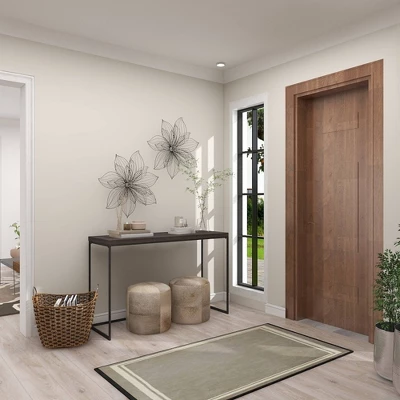 Modern Metal Floral 3D Wire Wall Decor With Crystal Embellishments Black - Olivia & May 9 Modern Metal Floral 3D Wire Wall Decor With Crystal Embellishments Black - Olivia & May - Image 7