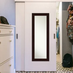 19" X 53" Non-Beveled Coffee Bean Brown Full Length On The Door Mirror - Amanti Art 14 19" X 53" Non-Beveled Coffee Bean Brown Full Length On The Door Mirror - Amanti Art -Home Decoration GUEST e170c1b4 395a 41f3 b7bc 2830f412731f