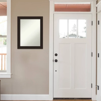 22" X 28" Non-Beveled Carlisle Espresso Wood Wall Mirror - Amanti Art 9 22" X 28" Non-Beveled Carlisle Espresso Wood Wall Mirror - Amanti Art - Image 7