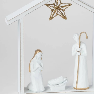 7pc Decorative Nativity Set White - Wondershop™ 4 7pc Decorative Nativity Set White - Wondershop™ - Image 2
