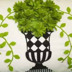 25" X 13" Dimensional Potted Topiary Decorative Patio Throw Pillow - Edie@Home -Home Decoration GUEST e2cfa0a0 a7dd 4562 96ad 1810384edf2c