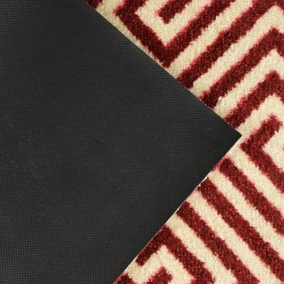 2'x3' ColorStar Greek Grid Door Mat Red Rust - Bungalow Flooring 7 2'x3' ColorStar Greek Grid Door Mat Red Rust - Bungalow Flooring - Image 5