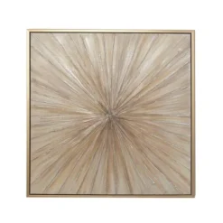 Canvas Starburst Radial Framed Wall Art With Gold Frame Brown - Olivia & May 16 Canvas Starburst Radial Framed Wall Art With Gold Frame Brown - Olivia & May -Home Decoration GUEST e446a5aa 315e 4351 8bdd b850332309d9