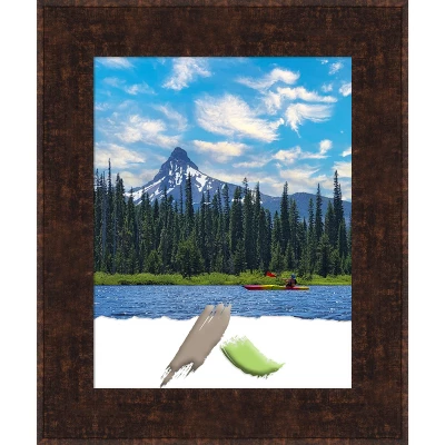 Amanti Art William Mottled Bronze Narrow Picture Frame 7 Amanti Art William Mottled Bronze Narrow Picture Frame - Image 5