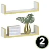 MDesign Floating Wall Mounted U-Shelf Hanging Decor -Home Decoration GUEST e53da78b 8431 47db 9832 10411337f218