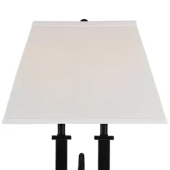 Possini Euro Design Deacon Modern Desk Table Lamp 26" High Black With USB And AC Power Outlet In Base LED Reading Light Oatmeal Shade For Office Desk 14 Possini Euro Design Deacon Modern Desk Table Lamp 26" High Black With USB And AC Power Outlet In Base LED Reading Light Oatmeal Shade For Office Desk -Home Decoration GUEST e587a2a5 8800 4462 9800 0f989f718c22