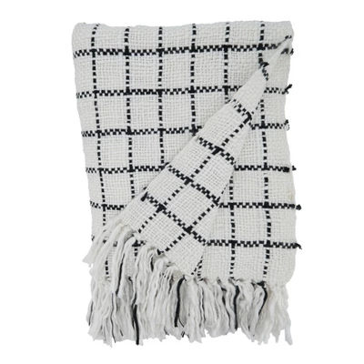 Saro Lifestyle Checkered Throw, 50x60 Inches, Multicolored 3 Saro Lifestyle Checkered Throw, 50x60 Inches, Multicolored