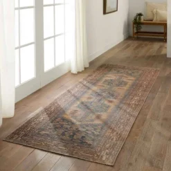 Reeves Medallion Runner Rug Brown/Blue - Jaipur Living -Home Decoration GUEST e7d326a5 ee14 4c39 98f7 867af3ebd7ff