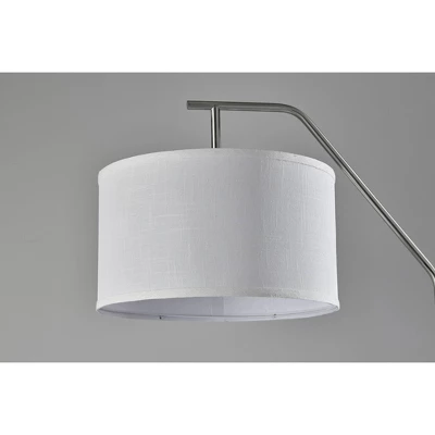 Max Floor Lamp Silver - Adesso 3 Max Floor Lamp Silver - Adesso