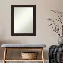 22" X 28" Non-Beveled Carlisle Espresso Wood Wall Mirror - Amanti Art 14 22" X 28" Non-Beveled Carlisle Espresso Wood Wall Mirror - Amanti Art -Home Decoration GUEST e8e0494b 5145 4fa7 b5ff 0002abaf73d3