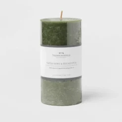 Pillar Candle Water Mint & Eucalyptus Green - Threshold™ -Home Decoration GUEST eb62ccc5 3893 4d1a adca 151ee7e678f3