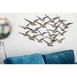 Metal Bird Flying Flock Of Wall Decor Gold - Olivia & May 18 Metal Bird Flying Flock Of Wall Decor Gold - Olivia & May -Home Decoration GUEST eb87ba36 427a 4fa3 88a0 53d748a6e7c4