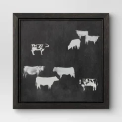 (Set Of 2) 12" X 12" Cow Collection II Framed Wall Canvases - Threshold™ 9 (Set Of 2) 12" X 12" Cow Collection II Framed Wall Canvases - Threshold™ -Home Decoration GUEST eba1d89c 78cc 4c5b 8c67 3a03cc2b6c22