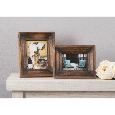 Saro Lifestyle Picture Frame With Distressed Wood Design 5 Saro Lifestyle Picture Frame With Distressed Wood Design - Image 3