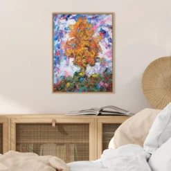 18" X 24" Tree II By Joseph Marshal Foster Framed Canvas Wall Art Orange - Amanti Art 11 18" X 24" Tree II By Joseph Marshal Foster Framed Canvas Wall Art Orange - Amanti Art -Home Decoration GUEST ec1c56b0 1406 43ae a87b 8b43c6ab04e5