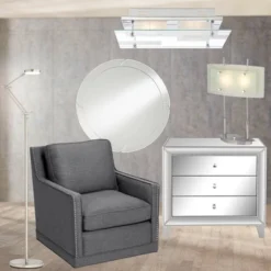 Possini Euro Design Charles Street Modern Desk Lamp 23" High Chrome Satin Nickel Frosted Slump Glass Shade For Bedroom Living Room Bedside Nightstand 16 Possini Euro Design Charles Street Modern Desk Lamp 23" High Chrome Satin Nickel Frosted Slump Glass Shade For Bedroom Living Room Bedside Nightstand -Home Decoration GUEST ee188d28 1b4e 4af1 8eec b5eefa3ae7cf