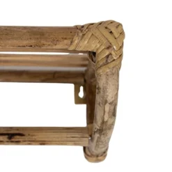 Brown Cane Wall Shelf By Foreside Home & Garden -Home Decoration GUEST ee23970c 7108 4ad5 a345 eb8490a22ddf