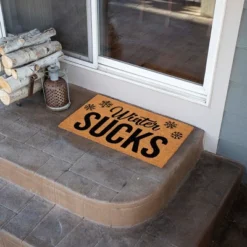 BirdRock Home Winter Sucks Coir Front Door & Entry Doormat - 18" X 30" 12 BirdRock Home Winter Sucks Coir Front Door & Entry Doormat - 18" X 30" -Home Decoration GUEST ee4f26a9 b43a 41ec 9293 49edf479dd38