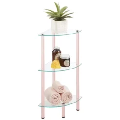 MDesign Glass/Metal Household Corner Organizer Shelf -Home Decoration GUEST efdcbfab b3e5 41fa ab9b 17ac999d5d32