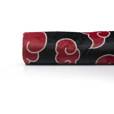 Just Funky Naruto: Shippuden Akatsuki Red Cloud Anime Throw Blanket | 60 X 45 Inches 4 Just Funky Naruto: Shippuden Akatsuki Red Cloud Anime Throw Blanket | 60 X 45 Inches - Image 2