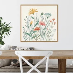 22" X 22" Wildflower Vibes III By Janelle Penner Framed Canvas Wall Art Light Brown - Amanti Art 13 22" X 22" Wildflower Vibes III By Janelle Penner Framed Canvas Wall Art Light Brown - Amanti Art -Home Decoration GUEST f29aea69 892d 4f88 822d bbbdf2550518