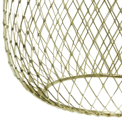 Industrial Mesh Desk Lamp Gold - Lalia Home 7 Industrial Mesh Desk Lamp Gold - Lalia Home - Image 5