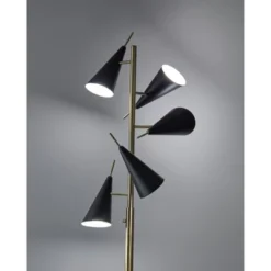 71.5" Owen Tree Lamp Black - Adesso -Home Decoration GUEST f37054b5 f358 45c6 94b5 b291713684b7