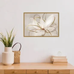 23" X 16" Transparent Beauty III By Eva Watts Framed Canvas Wall Art - Amanti Art -Home Decoration GUEST f46835e5 77d5 4b9b b036 b169aeca20da