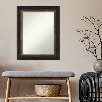 24" X 30" Non-Beveled Varied Black Wall Mirror - Amanti Art 8 24" X 30" Non-Beveled Varied Black Wall Mirror - Amanti Art - Image 6