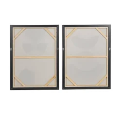 Set Of 2 Canvas Abstract Mid-Century Modern Geometric Framed Wall Arts With Gold Foil Accent Frame White - The Novogratz 9 Set Of 2 Canvas Abstract Mid-Century Modern Geometric Framed Wall Arts With Gold Foil Accent Frame White - The Novogratz -Home Decoration GUEST f612d24a 4dad 4716 a2ca 2f3defc45982