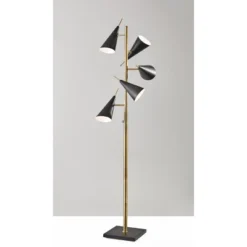 71.5" Owen Tree Lamp Black - Adesso -Home Decoration GUEST f6861eba 9751 42fb b953 7f29c2bef47a