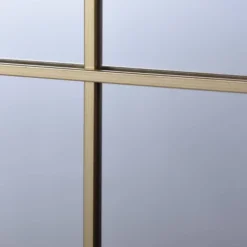 Luka Farmhouse Metal Window Pane Wall Mirror Gold - StyleCraft -Home Decoration GUEST f76566ac e8d5 4a33 b3ad 9776cb0ae39d