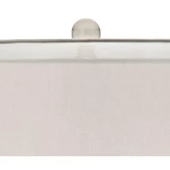 Possini Euro Design Swift Modern Table Lamp 30 1/2" Tall Mercury Glass Double Shade For Bedroom Living Room House Bedside Nightstand Office Entryway -Home Decoration GUEST f77e0cfd c941 4aab 9789 4feb572fc2c0