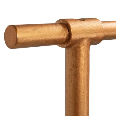 Metal And Wood Floor Lamp With Glass Globe Shade Gold - Storied Home 12 Metal And Wood Floor Lamp With Glass Globe Shade Gold - Storied Home - Image 10