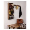 Burdock Rustic Wood And Metal Wall Vertical Storage Pockets Brown - Kate And Laurel All Things Decor, Uniek -Home Decoration GUEST fab4b92a 3798 4a86 8180 5f88a8413228